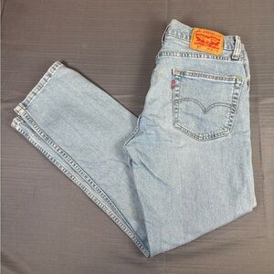 Levi’s 511 Slim Fit Jeans Men’s W32 L30 Light Wash Straight Tapered -Flaws